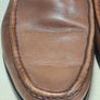 mens BARKER TORQUAY slip on shoes Brown Burnished Calf Size UK 7.5 EU 41.5 moccasin boat shoes Image 5