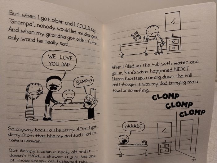 Diary of an awesome friendly kid by Jeff Kinney HARDBACK