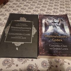 An Illustrated History of Notable Shadowhunters and Denizens of Downworld (Hardback)   and The Shadow Hunters Codex (Paperback)