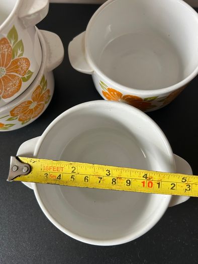 Vintage  Arcopal Lotus Soup Bowls