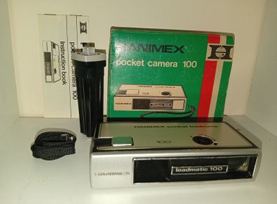 Hanimex Pocket Camera 100 Boxed 110 Cartridge Vintage Film Camera