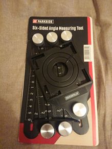 Six sided angle measuring tool. Shed house clearance sale unwanted stuff gift car boot sale Xmas
