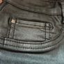 Black Leather look jeans Image 4