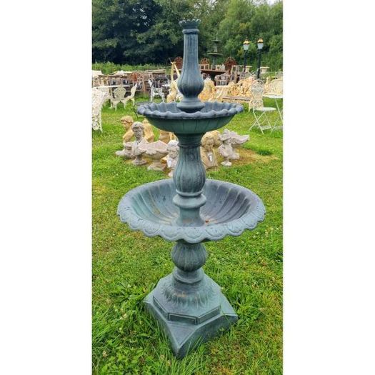 Two Tier Cast Iron Fountain CH-R-1728