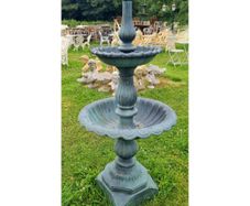 Two Tier Cast Iron Fountain CH-R-1728