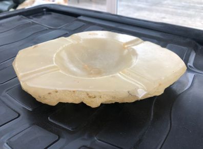 Vintage Italian Alabaster Ashtray