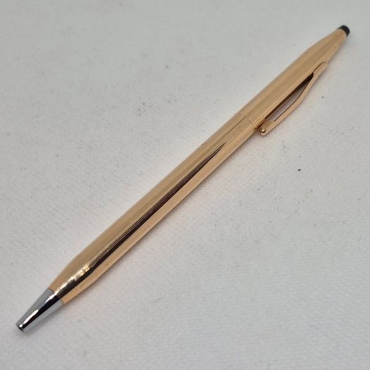 Vintage Cross 1/20 14KT Rolled Gold Ballpoint Pen, Made in Ireland, Boxed