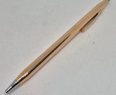 Vintage Cross 1/20 14KT Rolled Gold Ballpoint Pen, Made in Ireland, Boxed
