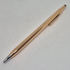 Vintage Cross 1/20 14KT Rolled Gold Ballpoint Pen, Made in Ireland, Boxed