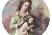 Vintage Limoges cabinet plate Christmas gift