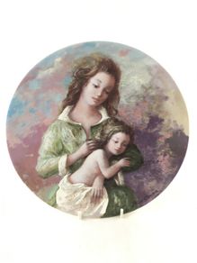 Vintage Limoges cabinet plate Christmas gift
