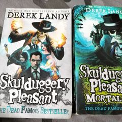 Skullduggery Pleasant books x Derek Landy
