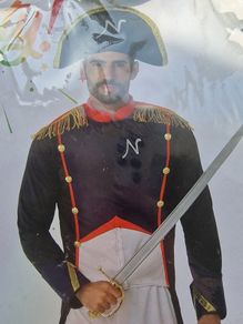Napoleon Bonaparte Men's Costume XL - Atosa French Emperor (Full Set)