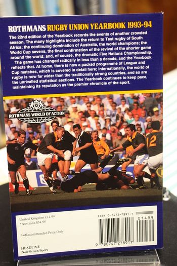 Rothmans Yearbook 1993-1994