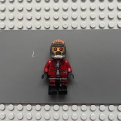 lego super heroes sh0127 Star-Lord minifigure- Mask, Open Jacket