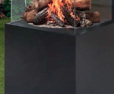 MustagBergen Gas Patio Fire Column With Cover
