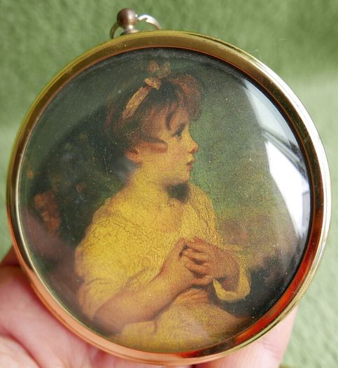 Miniature Portrait of 'The Age of Innocence' By Sir Joshua Reynolds From The Miniature World Of Peter Bates and The Miniature World Of Peter Bates The Swinburne Children