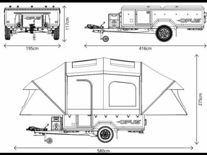 Opus OP4 Camper Trailer