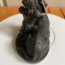 Vintage Adonis Bronze Girl with a Labrador Dog Image 3
