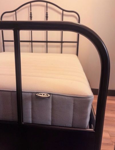 Double Bed & Mattress from IKEA ' SAGSTUA'