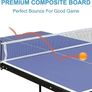 Midsize Folding Ping Pong Table Game Set, Portable Indoor Outdoor Table Tennis Table with 2 Paddles, 3 Balls and Net Image 3