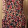 Vintage Floral Print Summer Dress Image 2