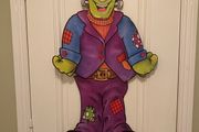 Frankenstein Halloween hanging decoration , may be vintage