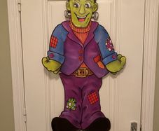 Frankenstein Halloween hanging decoration , may be vintage