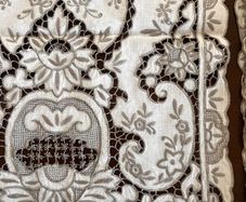 Embroidered Table Runner, 8 Placement Mats and 8 Napkins