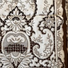 Embroidered Table Runner, 8 Placement Mats and 8 Napkins