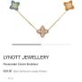 Lynott Multi-Colour Passionate Clover Necklace Image 5