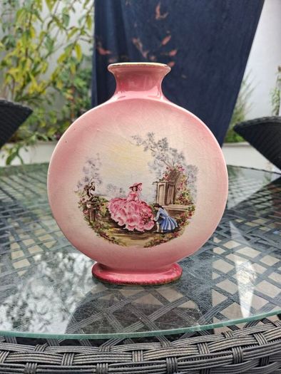 Lovely Vintage 1940's moon flask Vase