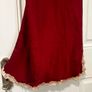 Luxury Burgundy Satin & Lace Nightdress & Robe Set (XXL) Image 4
