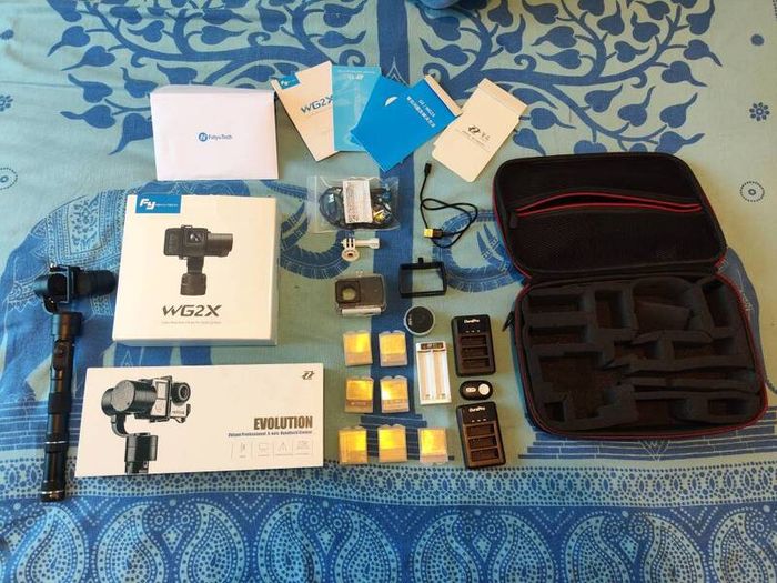 4k YI action camera and gimbals vloger kit
