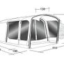 Outwell Jonesville 440SA Air Beam Flex drive-away awning Image 9