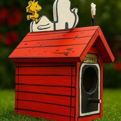 Snoopy bird house
