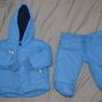 Little Rocha 2-in-1 blue hooded snowsuit 74cm 6-9 months Image 2