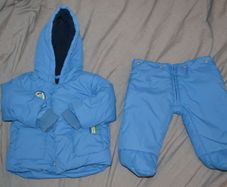 Snowsuit fleece-lined pramsuit 6-9 months 74 cm Little Rocha