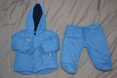 Snowsuit fleece-lined pramsuit 6-9 months 74 cm Little Rocha