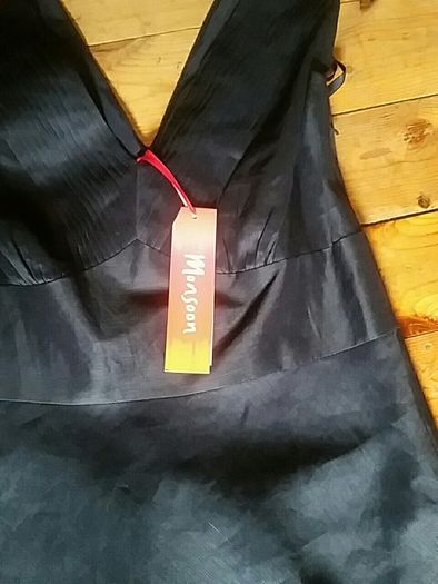 Monsoon silk and linen dress