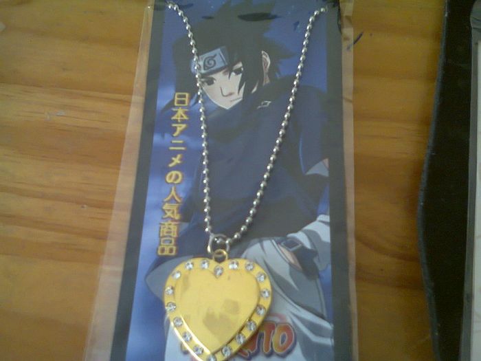 naruto necklace keyring x3