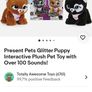 Present Pets Glitter Puppy Interactive Plush Pet Toy with Over 100 Sounds! Image 6