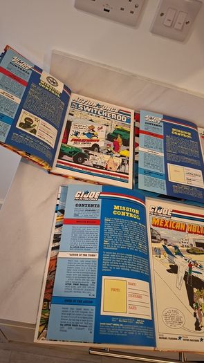 Action Force GI Joe Annual Hardbooks 1980's x3