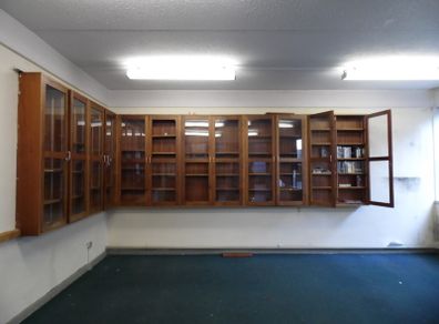 Hardwood bookcases or display cases