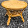 vintage wicker table Image 2