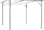 Pergola with Retractable Roof Anthracite 3x3 m Steel