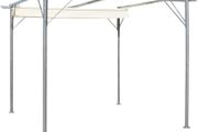 Pergola with Retractable Roof Anthracite 3x3 m Steel