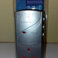 Masterplug TV + FM signal booster for 2 rooms.