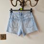 Bershka ripped denim shorts Image 2