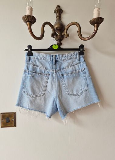 Bershka ripped denim shorts